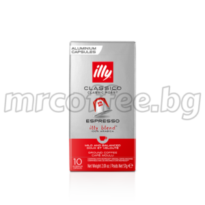 illy classico nespresso 10 kapsuli mrcoffee.bg