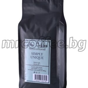 ПРЯСНО ИЗПЕЧЕНО КАФЕ НА ЗЪРНА MRCOFFEE SIMPLY UNIQUE 1 KG. ОТ ХАСКОВО mrcoffee.bg