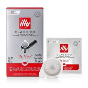 illy classico 1 кутия 18 e.s.e. , хартиени дози 100% арабика mrcoffee.bg