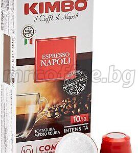 kimbo espresso napoli 10 kapsuli mrcoffee.bg