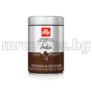 ILLY INDIA kafe na zyrna 0.250 kg. haskovo mrcoffee.bg