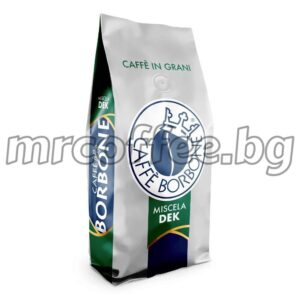 CAFFE BORBONE MISCELA DEK 1 КГ. КАФЕ НА ЗЪРНА БЕЗ КОФЕИН ОТ КАФЕ БОРБОН