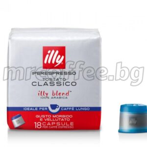 ILLY IPERESPRESSO CLASSICO LUNGO 18 капсули HASKOVO mrcoffee.bg