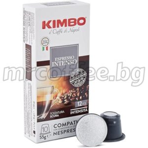 kimbo espresso intenso nespresso 10 kapsuli mrcoffee.bg