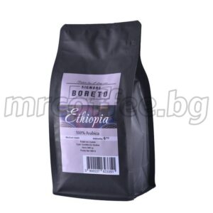 SIGNORE BORETO ETHIOPIA 0,500 KG 100% ARABICA КАФЕ НА ЗЪРНА ОТ ХАСКОВО mrcoffee.bg