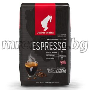JULIUS MEINL PREMIUM COLLECTION ESPRESSO 1 КГ КАФЕ НА ЗЪРНА ОТ ЮЛИИУС МАЙН ХАСКОВО mrcoffee.bg