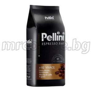 Pellini Vivace 1 кг кафе на зърна – бленд арабика и робуста, тъмно печене, нотки тъмно какао, черен шоколад и джинджифил