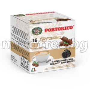 PORTORICO CAPPUCCINO 16 КАПСУЛИ DOLCE GUSTO mrcoffee.bg