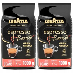 Lavazza Espresso Barista Gran Crema 2 кг кафе на зърна – бленд арабика/робуста, интензитет 7/10, светло изпичане, mrcoffee.bg, хасково