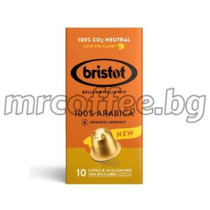 BRISTOT 100% ARABICA 10 неспресо съвместимо капсули haskovo mrcoffee.bg