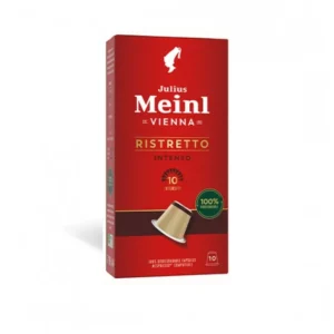JULIUS MEINL RISTRETTO INTENSO 10 INSPRESSO NESPRESSO СЪВМЕСТИМИ КАПСУЛИ ОТ JULIUS MEINL КАФЕ ХАСКОВО mrcoffee.bg