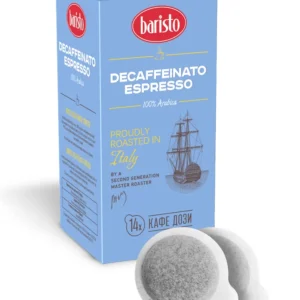 КАФЕ ДОЗИ BARISTO DECAFFEINATO ESPRESSO PODS, E.S.E., ОТ BARISTO ХАРТИЕНИ ДОЗИ ХАСКОВО mrcoffee.bg