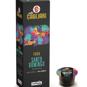 КАПСУЛИ КАФИТАЛИ САНТО ДОМИНГО 10 БРОЯ ОТ CAFFE CAFGLIARI ХАСКОВО mrcoffee.bg