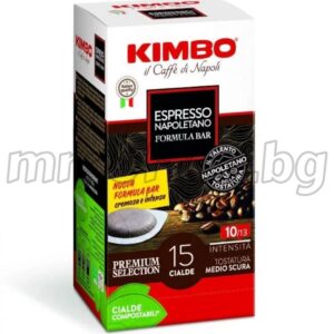 ХАРТИЕНИ КАПСУЛИ Kimbo napoletano 15 pods ОТ КАФЕ КИМБО ХАСКОВО mrcoffee.bg
