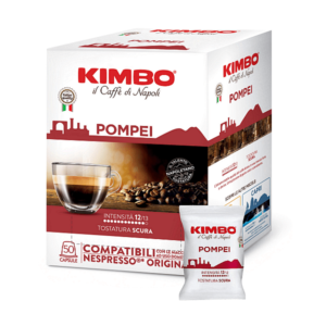 KIMBO POMPEI NESPRESSO SAVMESTIMI KAPSULI 50 БРОЯ ОТ КАФЕ КИМБО ХАСКОВО mrcoffee.bg