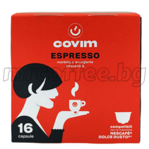 ДОЛЧЕ ГУСТО СЪВМЕСТИМИ КАФЕ КАПСУЛИ COVIM ESPRESSO