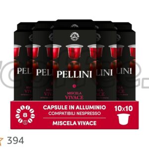 Pellini Vivace Nespresso капсули 100 бр – Хасково mrcoffee.bg