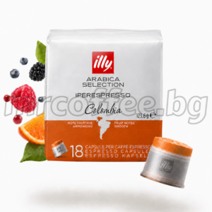 кафе капсули illy iperespresso colombia 18 броя от или кафе