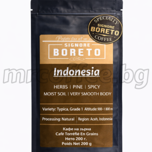 спешълти кафе Indonesia Sumatra Kerinci – SCA 86, винени нюанси и тропически плодове, 200 г на зърна