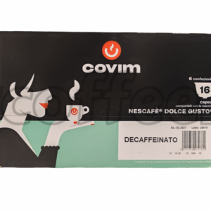 безкофеинови капсули Dolce Gusto Covim Suave Decaffeinato 96 бр – италианско кафе, мек вкус и крема от mrcoffee.bg, Хасково
