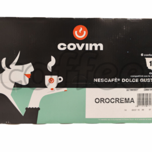 Dolce Gusto съвместими капсули Covim Orocrema 96 бр – 25% арабика / 75% робуста, италианско кафе. mrcoffee.bg