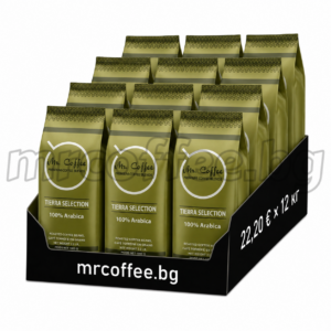 MR.COFFEE TIERRA SELECTION 100% ARABICA 12 КГ | 12 × 1 КГ. КАФЕ НА ЗЪРНА ЗА АВТОМАТИЧНИ КАФЕМАШИНИ И ВЕНДИНГ