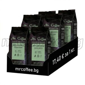 Mr. Coffee 100% Arabica 6 кг. кафе на зърна – нотки млечен шоколад, карамел и печени ядки, ниска киселинност