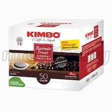 Kimbo Macinato Fresco ESE кафе дози 100 бр – компостируеми биоразградими дози 7 г, тъмно печене 11/13 от mrcoffee.bg