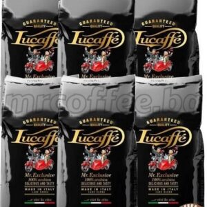 lucaffe mr.exclusive 100% arabica 6 kg кафе на зърна от mrcoffee.bg
