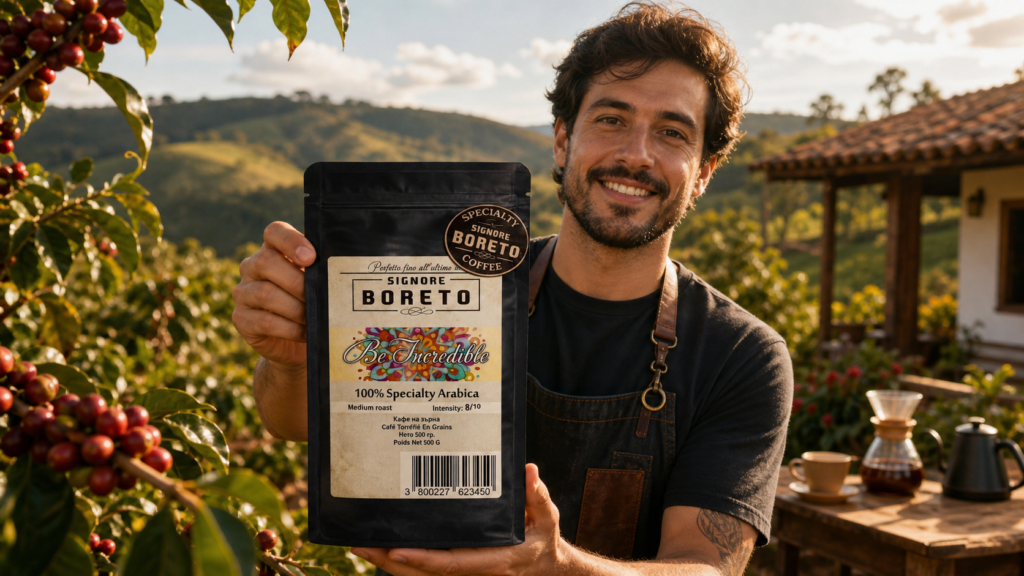 Specialty coffee Signore Boreto Be Incredable – сладко, плътно много ароматно и чисто еспресо за ценители