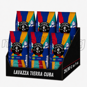 кафе лаваца - Lavazza Tierra Cuba кафе на зърна 6 кг. за кадифено еспресо с нотки бадеми, млечен шоколад и сушени плодове