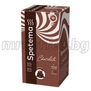 Spetema pods Chocolate 18 кафе дози E.S.E. с нежен шоколадов аромат и плътно еспресо от mrcoffee.bg, Хасково